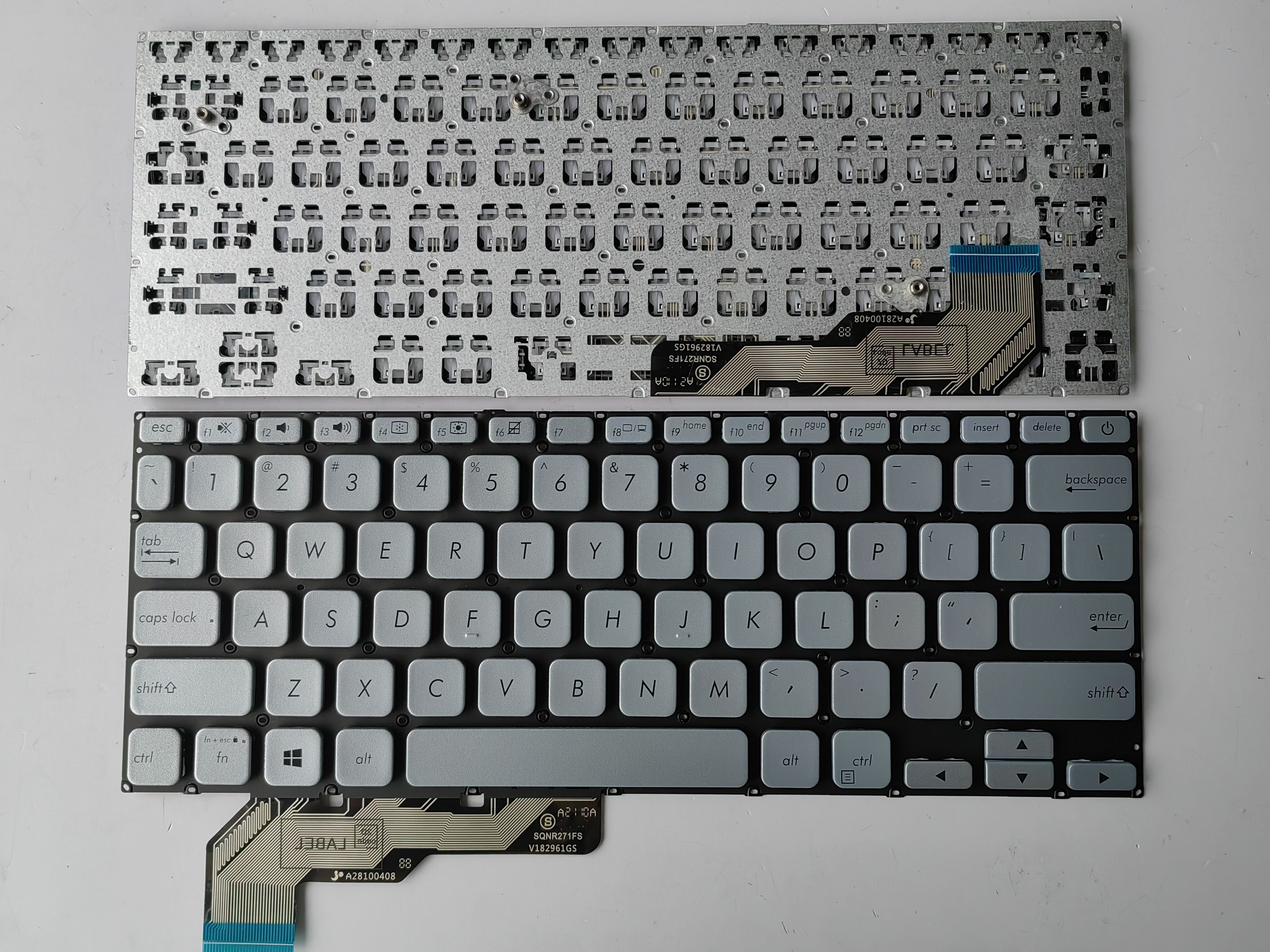 Picture of New Replacement Laptop Keyboard For ASUS adou14/ADOL14FA/S403F/A403F/X403F SILVER (OEM) US Layout